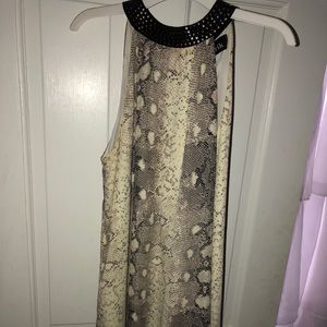 Cute Snake Skin Fabrik Dress